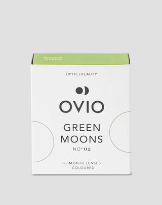 Green moons no. πράσινοι χρωματιστοί φακοί επαφής πράσινα φεγγάρια no. 2 Ovio - 1
