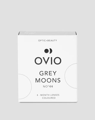 Grey moons no. 1 μηνιαίοι φακοί επαφής χρώματος τέφρας grey moons no. 1 Ovio - 1
