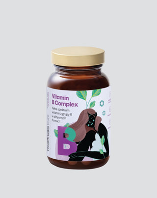 Σύμπλεγμα βιταμινών Β χωρίς γλουτένη και λακτόζη Health Labs Care 60 κάψουλες - 1