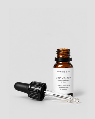 Λάδι CBD 30% σε σταγόνες, broad spectrum χωρίς THC με CBG και CBN, Nutridome