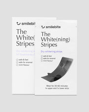 Το White(ning) Stripes Smilebite λευκαντικές ταινίες δοντιών σετ 28 τεμαχίων.