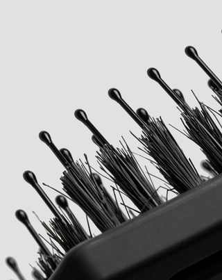 Βούρτσα μαλλιών με φυσική τρίχα Nutridome σε μαύρο χρώμα - 2