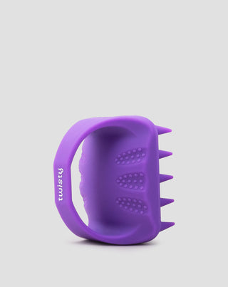 Στριφτό μαλακό μασάζ σιλικόνης για την τόνωση της μικροκυκλοφορίας του τριχωτού της κεφαλής