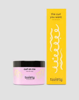 Σετ κρέμα για μπούκλες + βούρτσα για σγουρά και κυματιστά μαλλιά για τον ορισμό της μπούκλας Twisty - 3