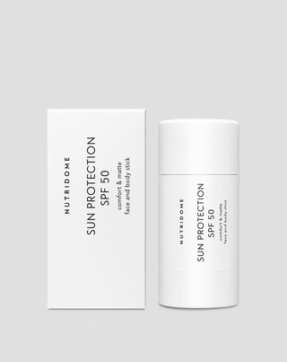 ανόργανο αντηλιακό με δείκτη spf 50 σε στικ για πρόσωπο και σώμα, ενυδάτωση και προστασία uvb, uva nutridome_2