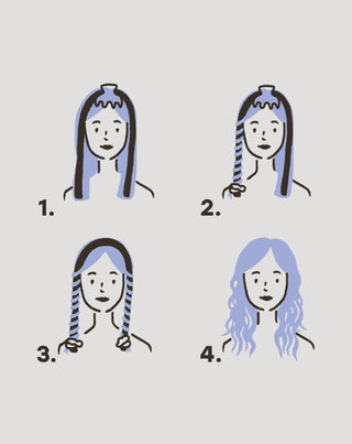 Silk roller για μπούκλες χωρίς θερμότητα Feel (no) heat Twisty - 4