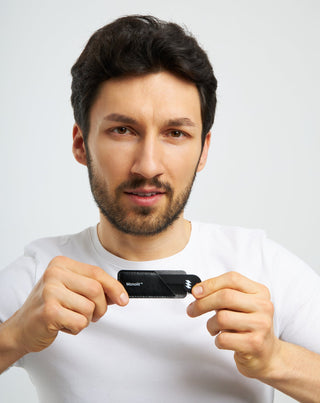 Μεταλλική χτένα για γένια όλων των τύπων και μηκών Monolith