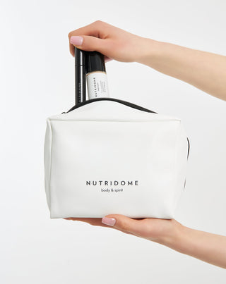 Ευρύχωρη θήκη ματαιοδοξίας Nutridome από οικολογικό δέρμα - 2