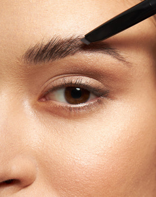 Καφέ μολύβι φρυδιών με καστορέλαιο με βουρτσάκι και μύτη ακριβείας Nutridome - 2