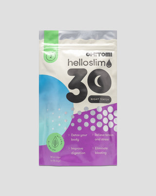Καθαριστικό αποτοξινωτικό νυχτερινό τσάι για να σας βοηθήσει να κοιμηθείτε Hello Slim Oh!Tomi - 1