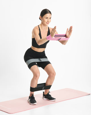 Body Functions κοντές ταινίες αντίστασης για γυμναστική 76 cm σετ 3 τεμαχίων.