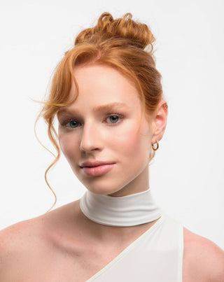 Mys_2 σετ σκουλαρίκια επίχρυσα με ροζ νεφρίτη από ανοξείδωτο ατσάλι - 4